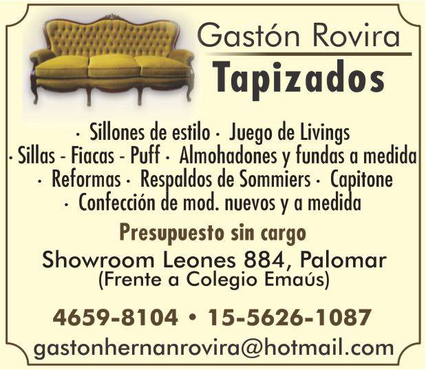 ROVIRA GASTON TAPIZADOS